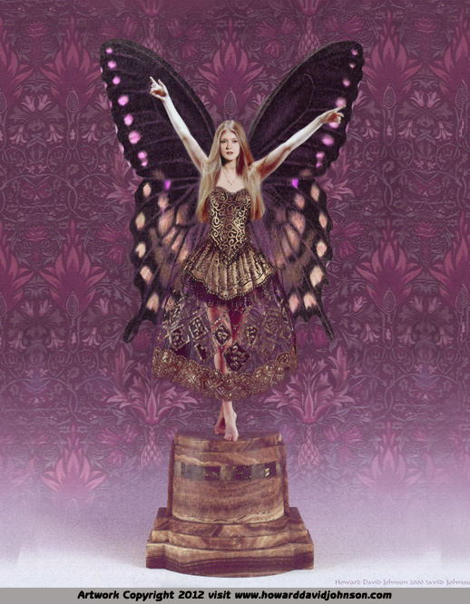 fantasy art thumbelina Faerie fary painting princess